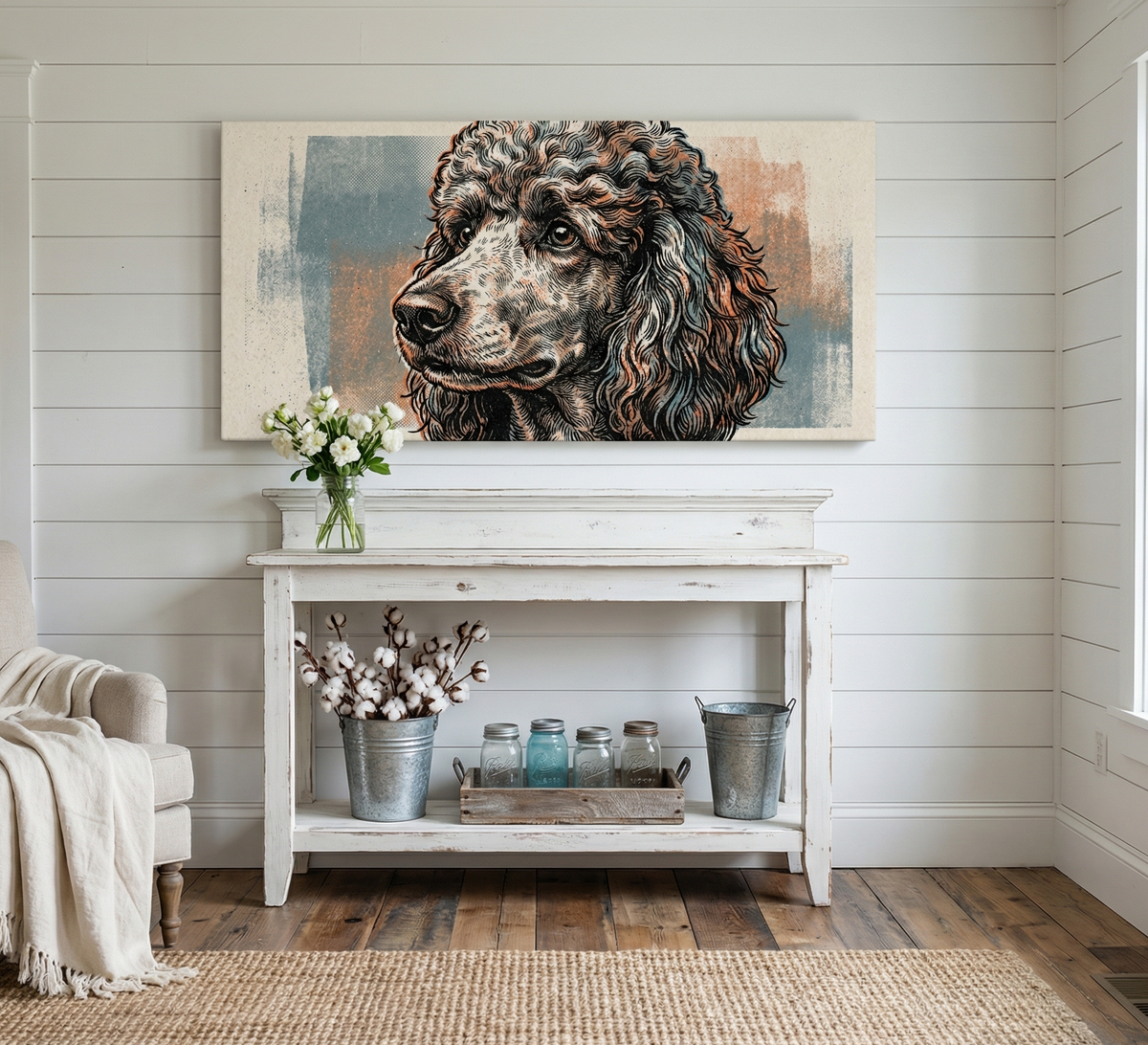 Poodle Wall Art Print