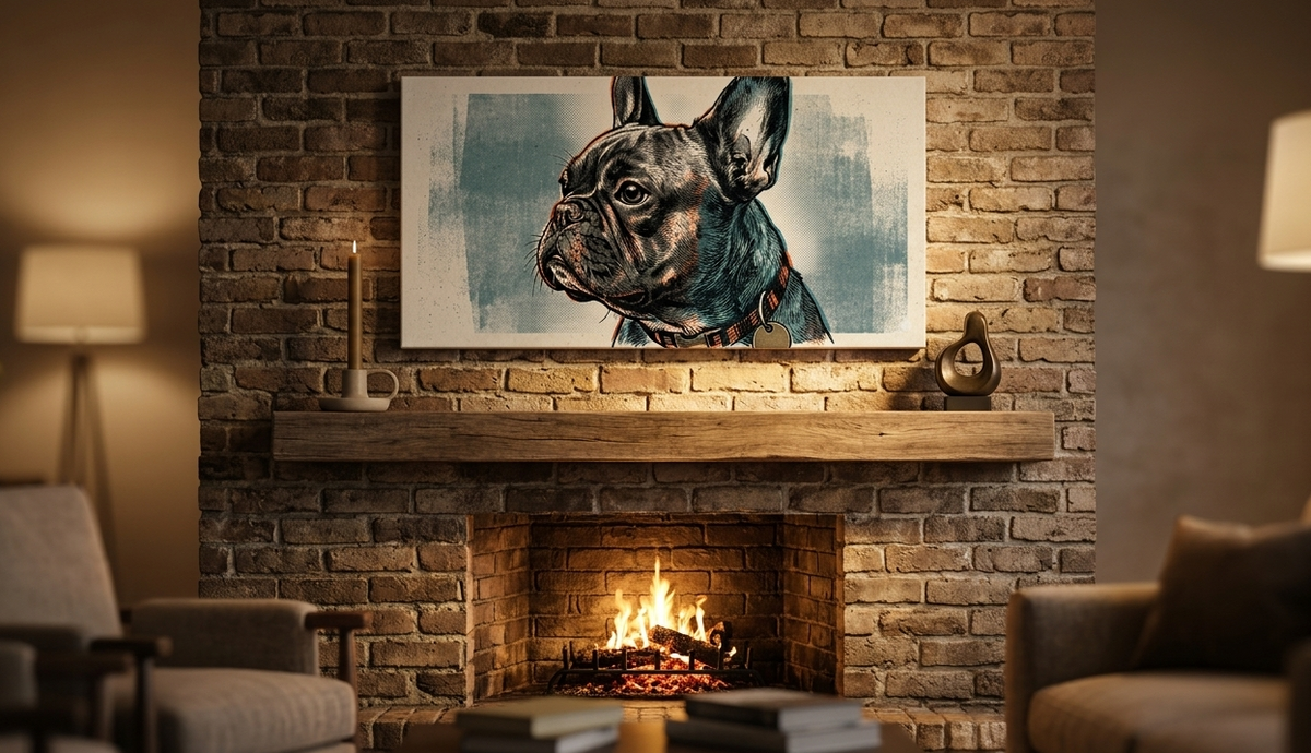 French Bulldog Wall Art Print