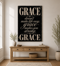 Vintage Faith Canvas Wall Art - Grace Makes You Strong